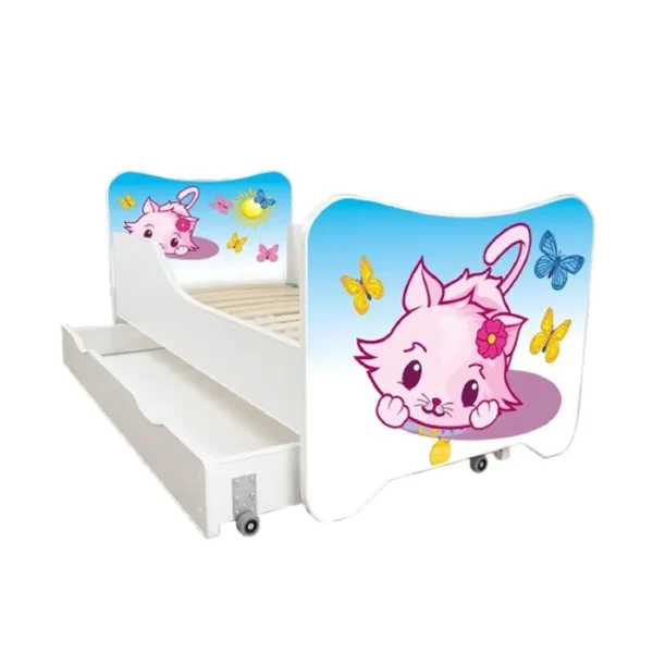 Dečiji Krevet 160X80Cm Happy Kitty + Fioka Little Kitty