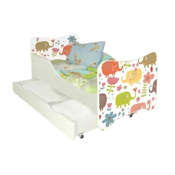 Dečiji Krevet 140X70Cm Happy Kitty + Fioka Small Elephant