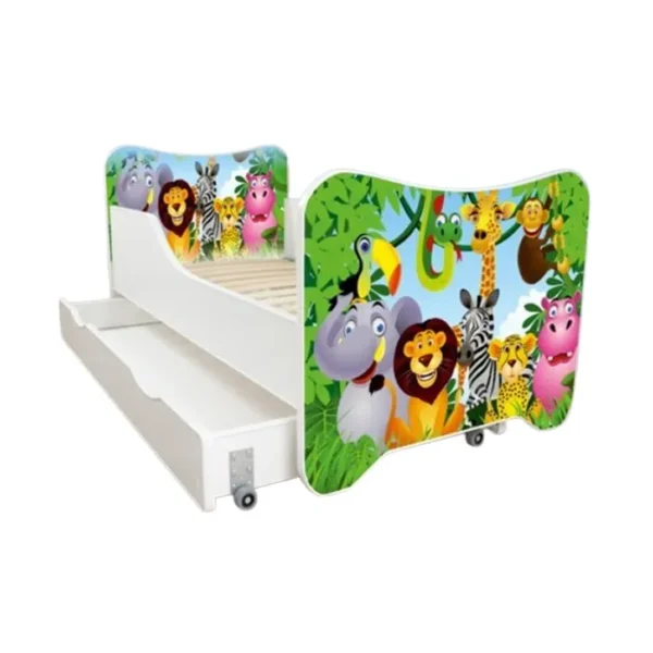 Dečiji Krevet 140X70Cm Happy Kitty + Fioka Madagascar